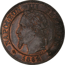 Monnaie, France, Napoleon III, 2 Centimes, 1862, Bordeaux, SUP, Bronze