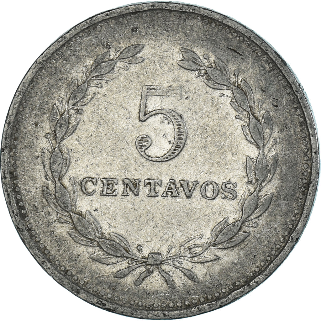 Coin, El Salvador, 5 Centavos, 1976