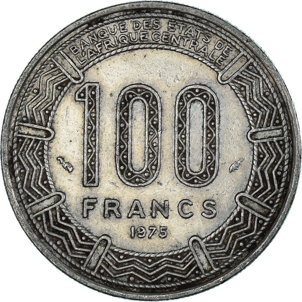 Coin, Cameroon, 100 Francs, 1975