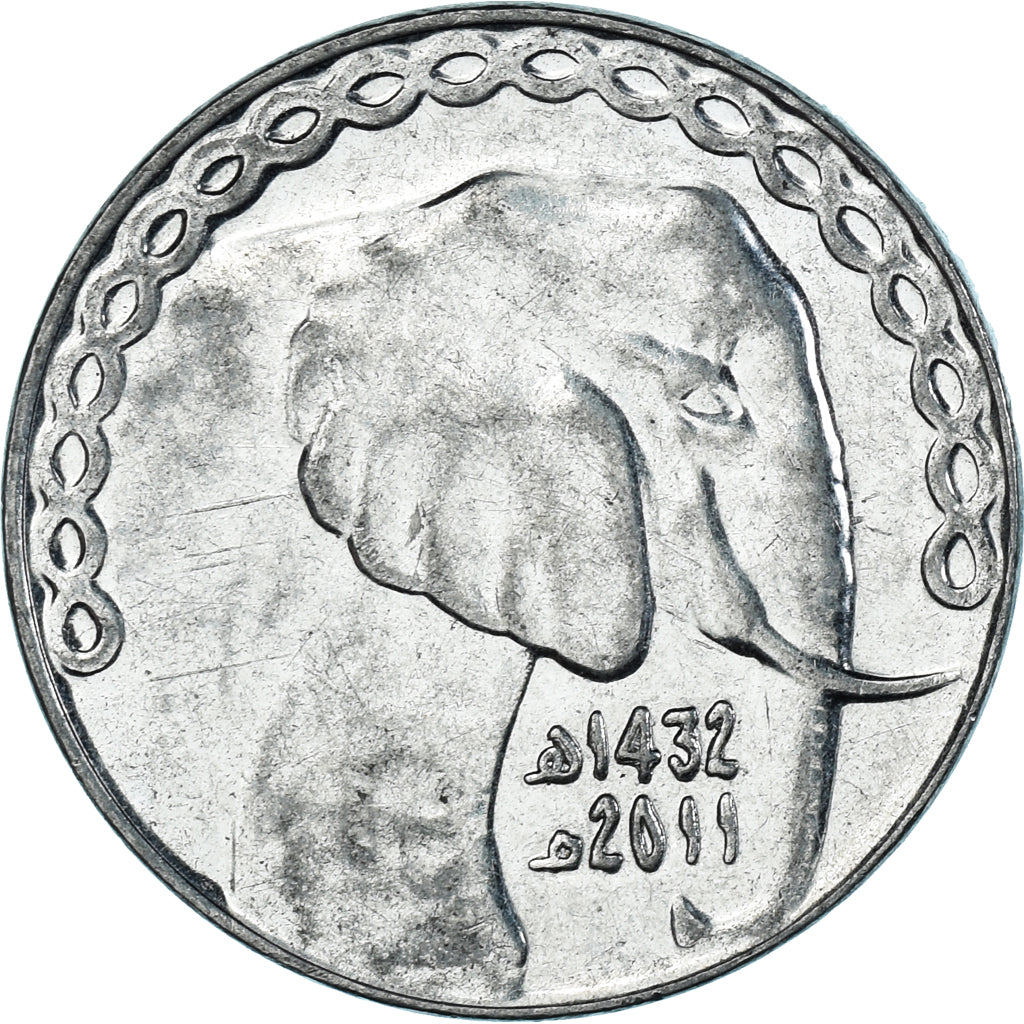 Monnaie, Algérie, 5 Dinars, 2011