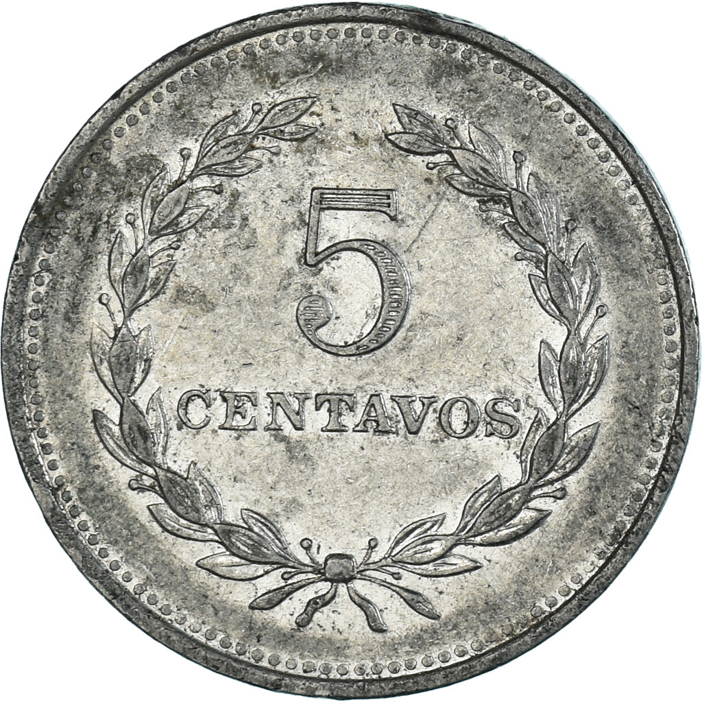 Moneta, El Salvador, 5 Centavos, 1984