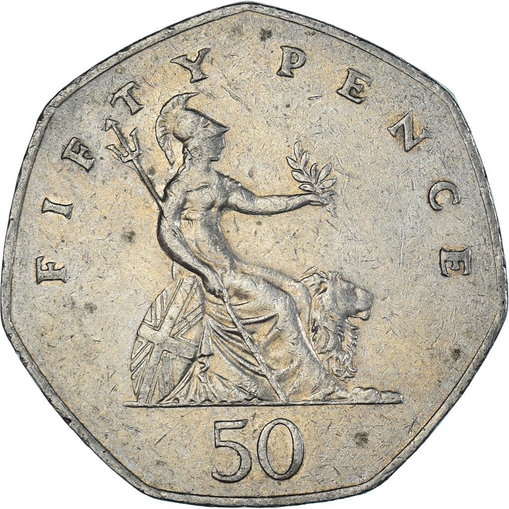 Coin, Great Britain, 50 Pence, 1982