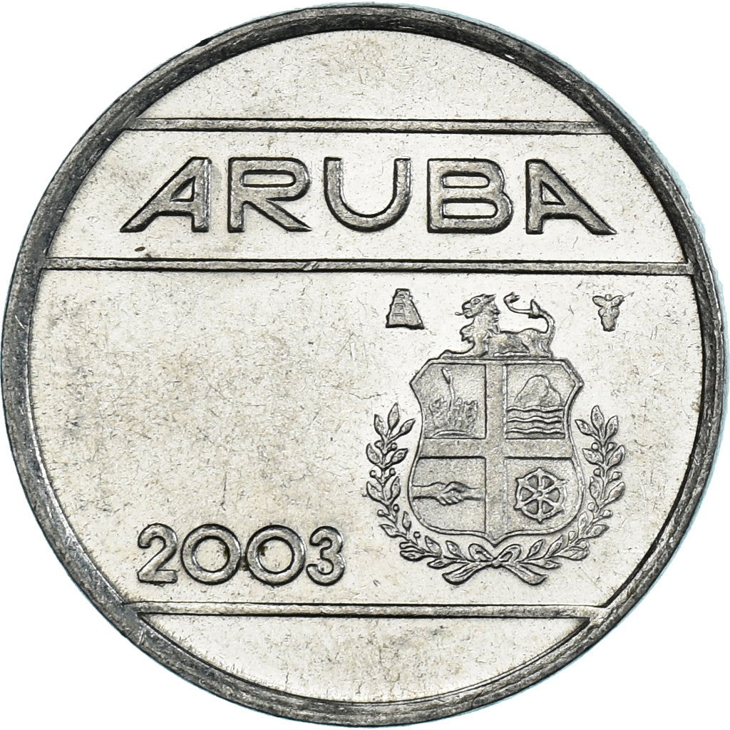 Moneda, Aruba, 25 Cents, 2003