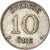 Coin, Sweden, Gustaf V, 10 Öre, 1938, AB Myntverket, VF(30-35), Silver, KM:780