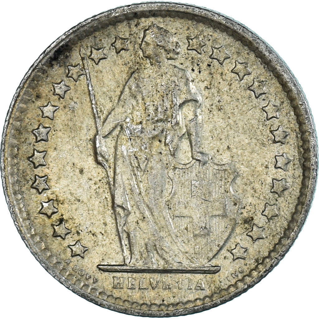 Moeda, Suíça, 1/2 Franc, 1963