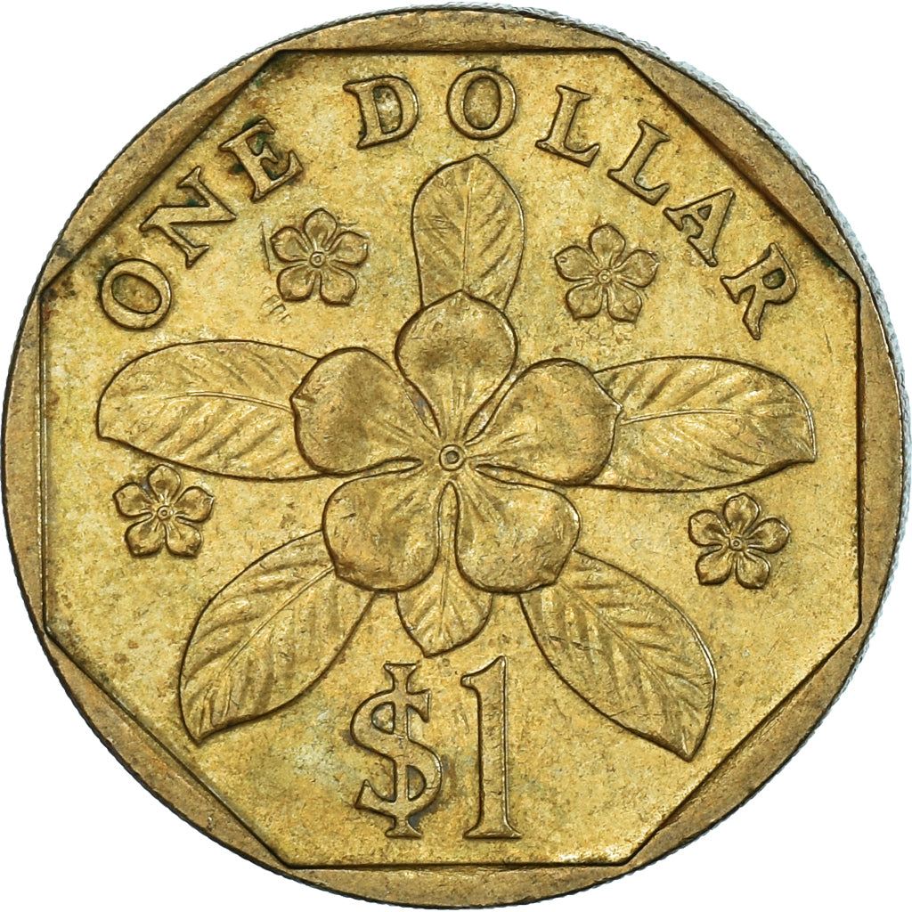 Munten, Singapur, Dollar, 1989