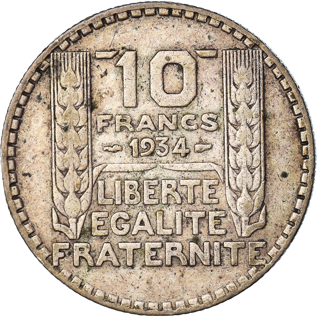Monnaie, France, Turin, 10 Francs, 1934, Paris, TTB, Argent, Gadoury:801
