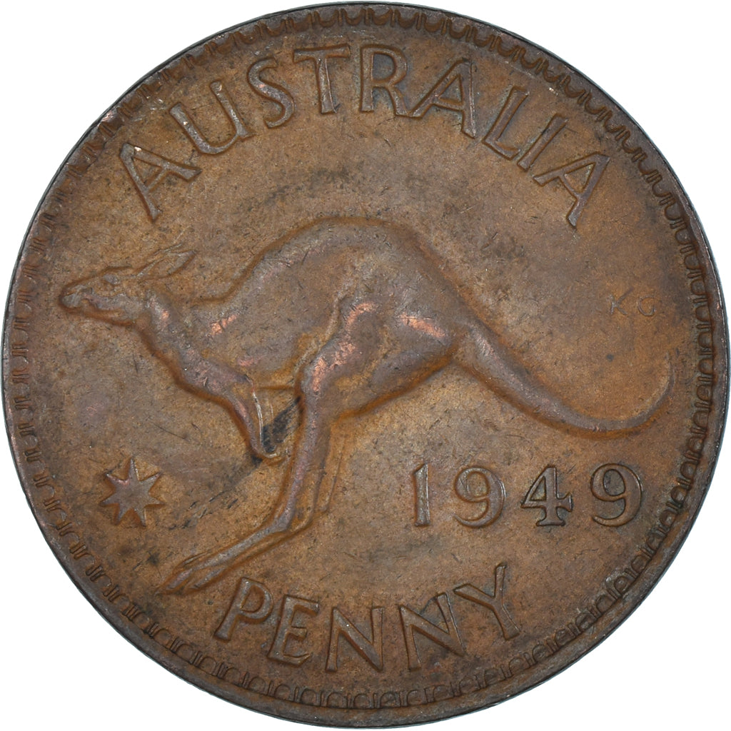 Munten, Australië, Penny, 1949
