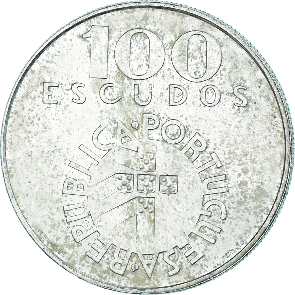 Münze, Portugal, 100 Escudos, 1974, Lisbon, SS, Silber, KM:603