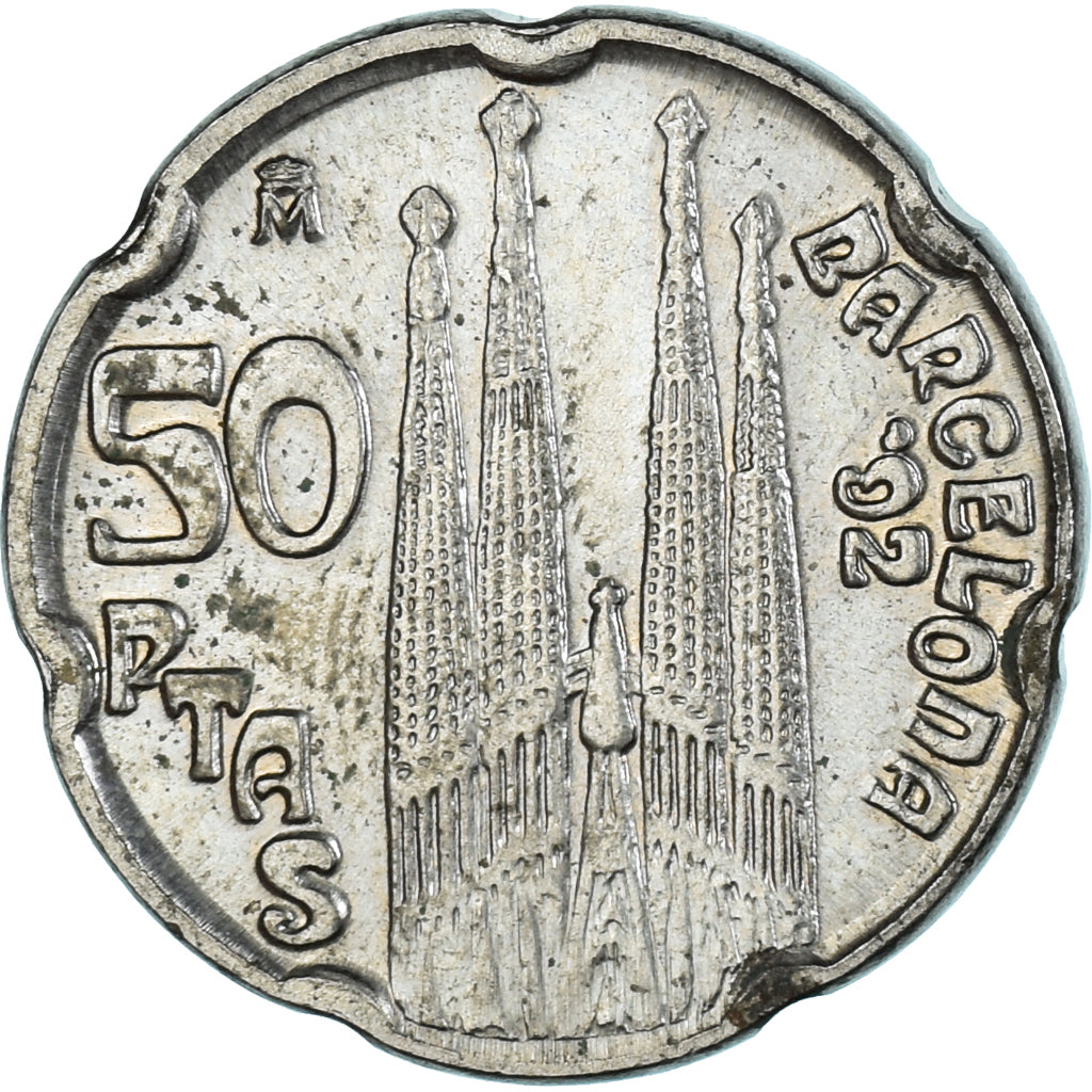 Münze, Spanien, 50 Pesetas, 1992