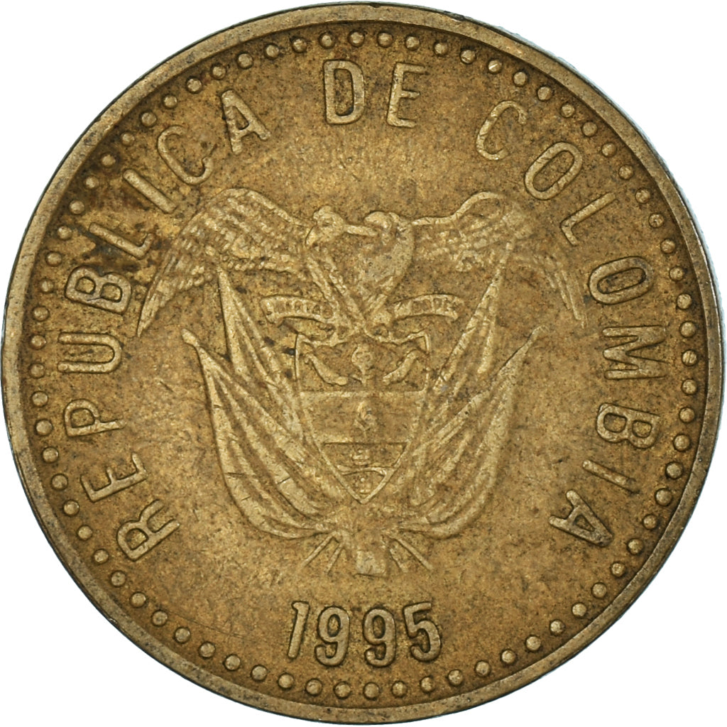 Moneta, Colombia, 100 Pesos, 1995