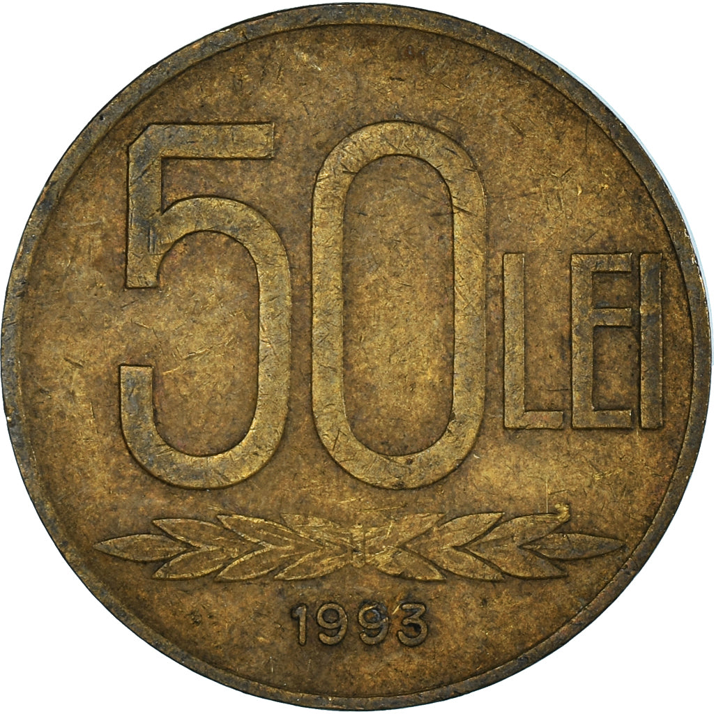 Coin, Romania, 50 Lei, 1993
