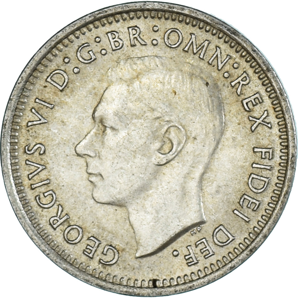 Monnaie, Australie, Threepence, 1951