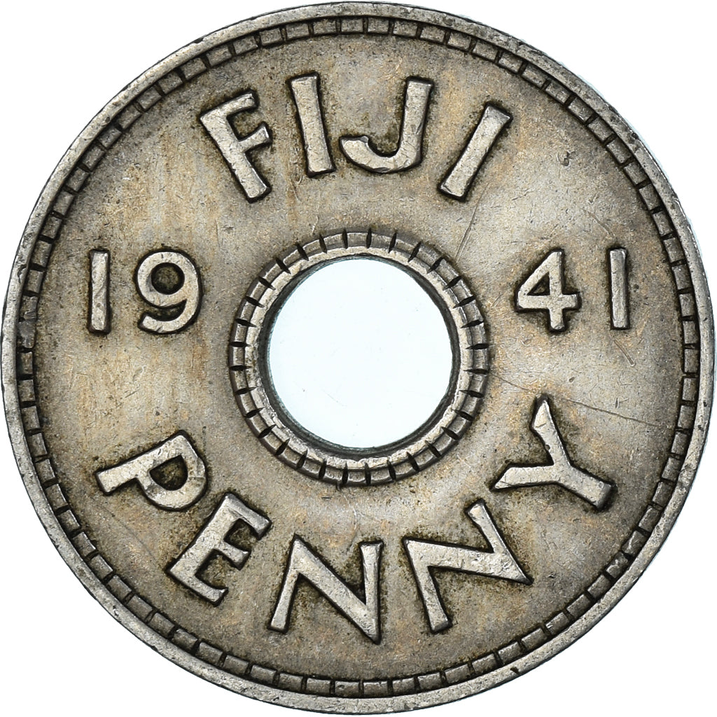 Monnaie, Fidji, Penny, 1941