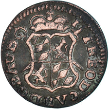 Coin, LIEGE, John Theodore, Liard, 1750, Liege, Frappe décentrée, VF(30-35)