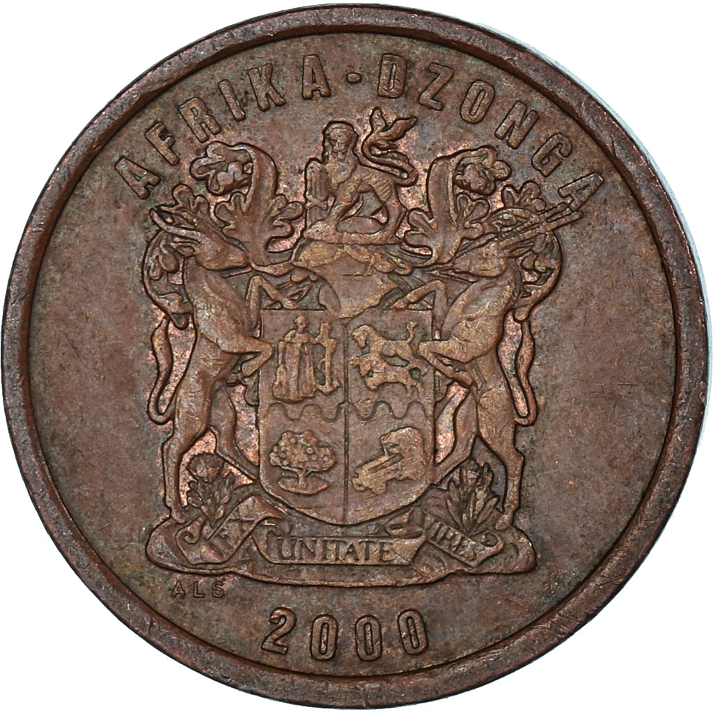 Moneta, Sudafrica, 5 Cents, 2000