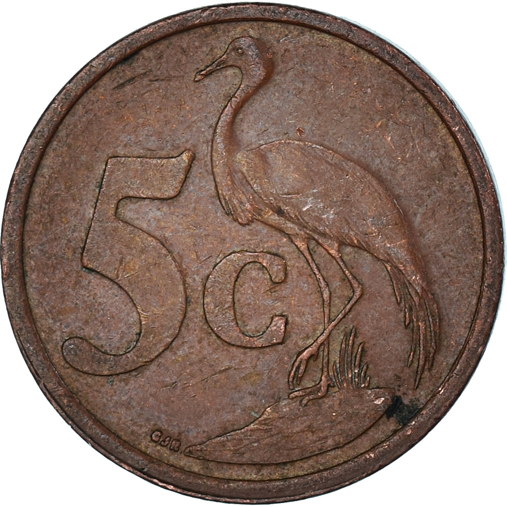 Moneta, Sudafrica, 5 Cents, 2000