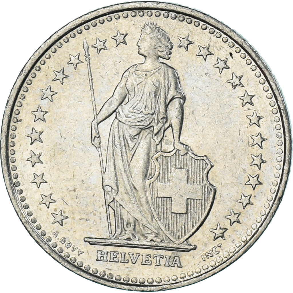 Münze, Schweiz, 1/2 Franc, 1993