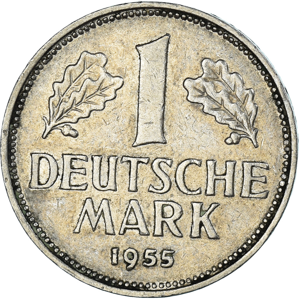 Coin, Germany, Mark, 1955