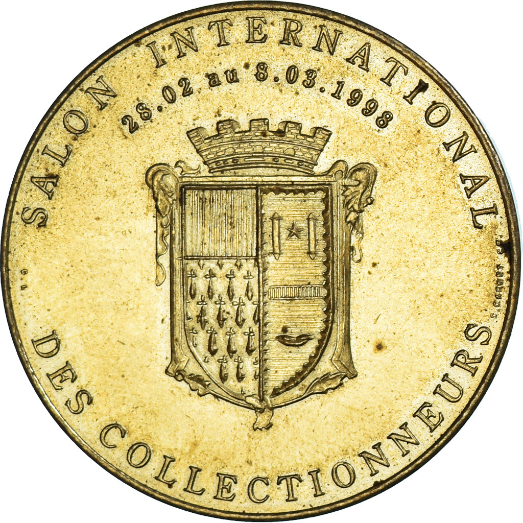 France, Jeton, 1 Euro de Roubaix, Paris-Roubaix, 1998, Morel, SUP, Cupronickel