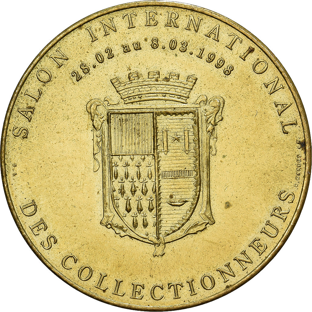 France, Token, 1 Euro de Roubaix, Paris-Roubaix, 1998, Morel, AU(55-58)