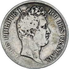 Münze, Frankreich, Louis-Philippe, 5 Francs, 1831, Marseille, S, Silber