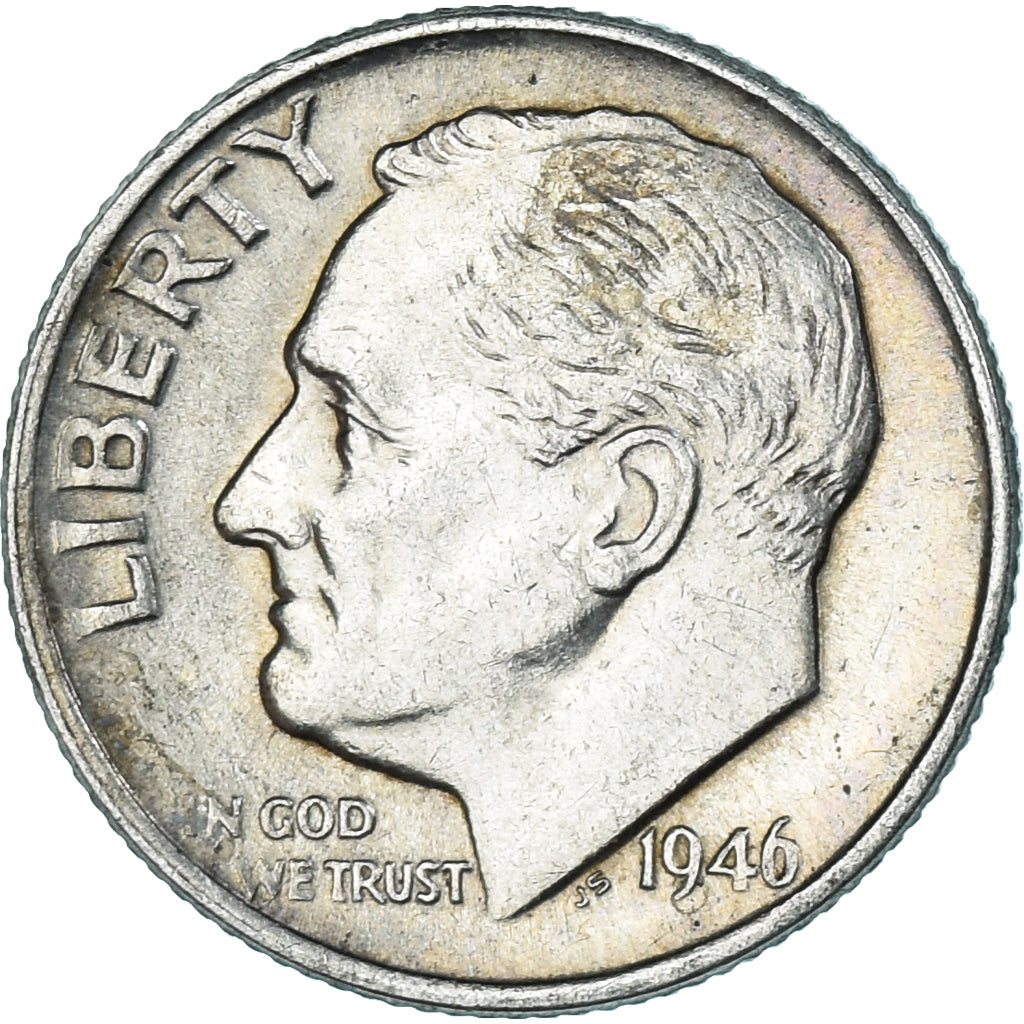 Münze, Vereinigte Staaten, Dime, 1946