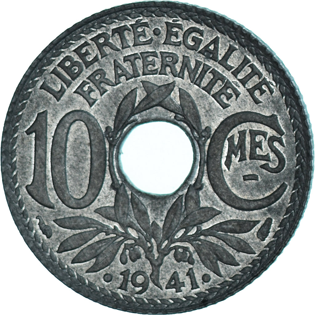 Moneta, Francia, 10 Centimes, 1941, Paris, FDC, Zinco, KM:897, Gadoury:288c