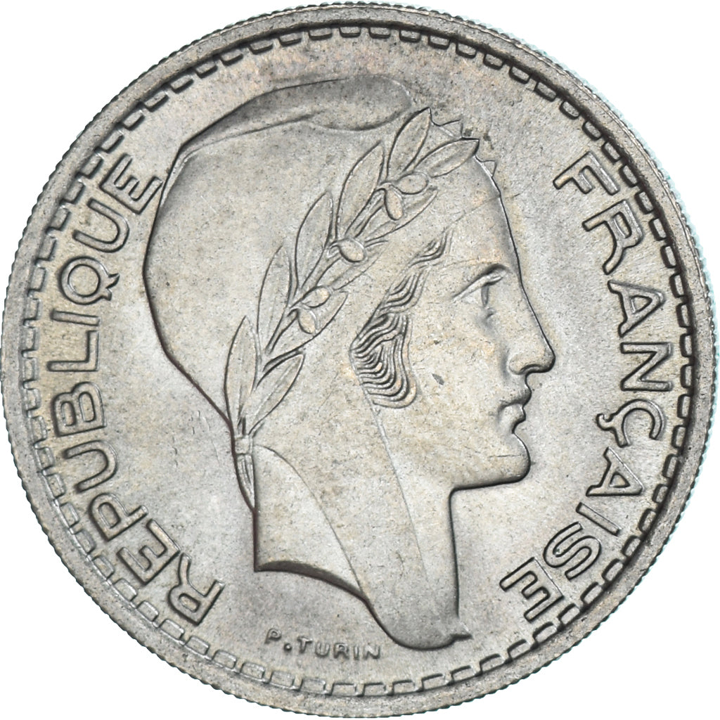 Münze, Frankreich, Turin, 10 Francs, 1948, Beaumont - Le Roger, VZ+