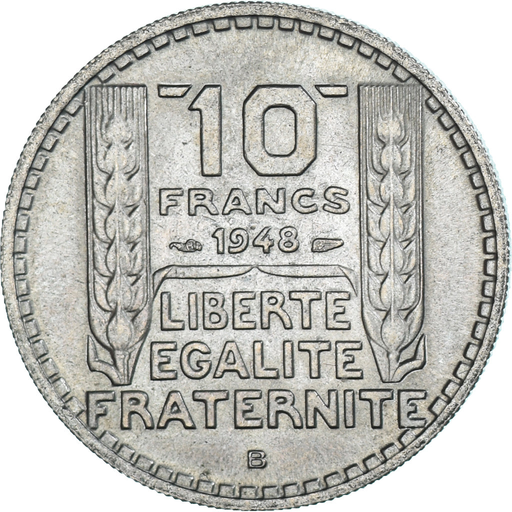 Münze, Frankreich, Turin, 10 Francs, 1948, Beaumont - Le Roger, VZ+