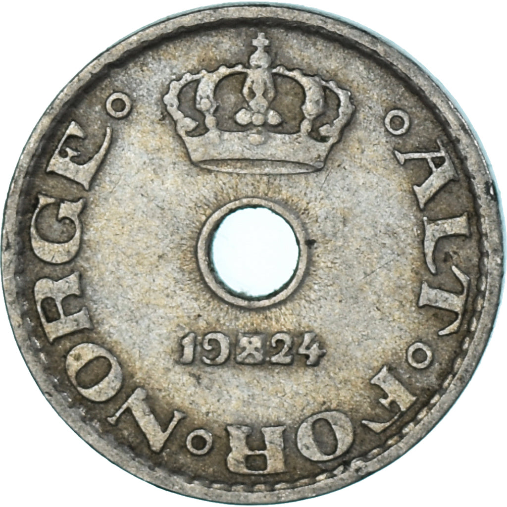 Moeda, Noruega, 10 Öre, 1924