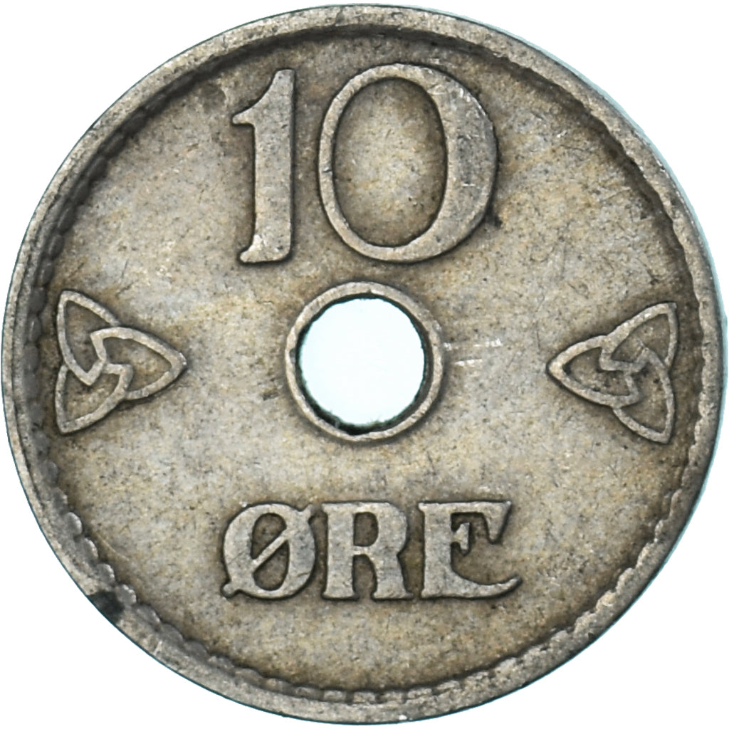 Moeda, Noruega, 10 Öre, 1924