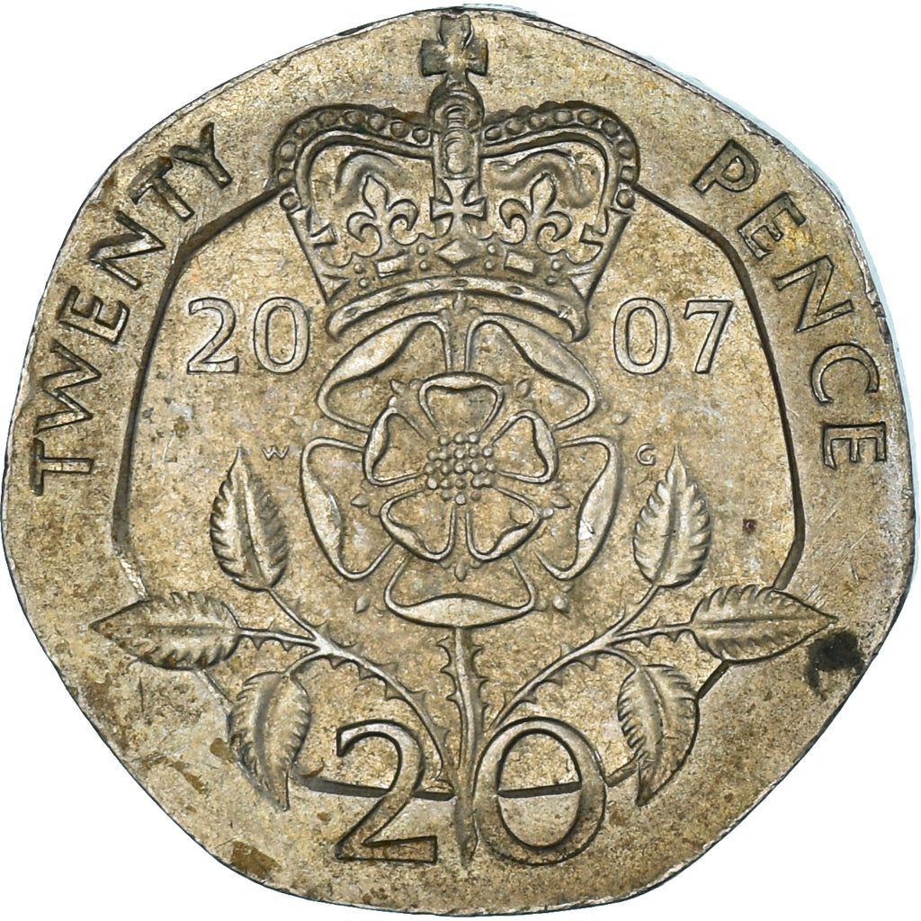 Coin, Great Britain, 20 Pence, 2007