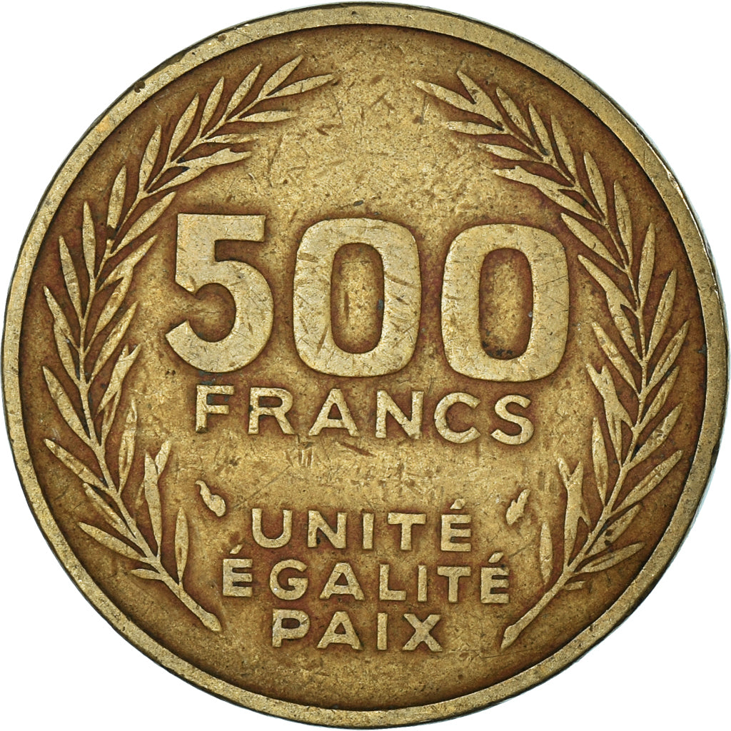 Moneta, Gibuti, 500 Francs, 1991