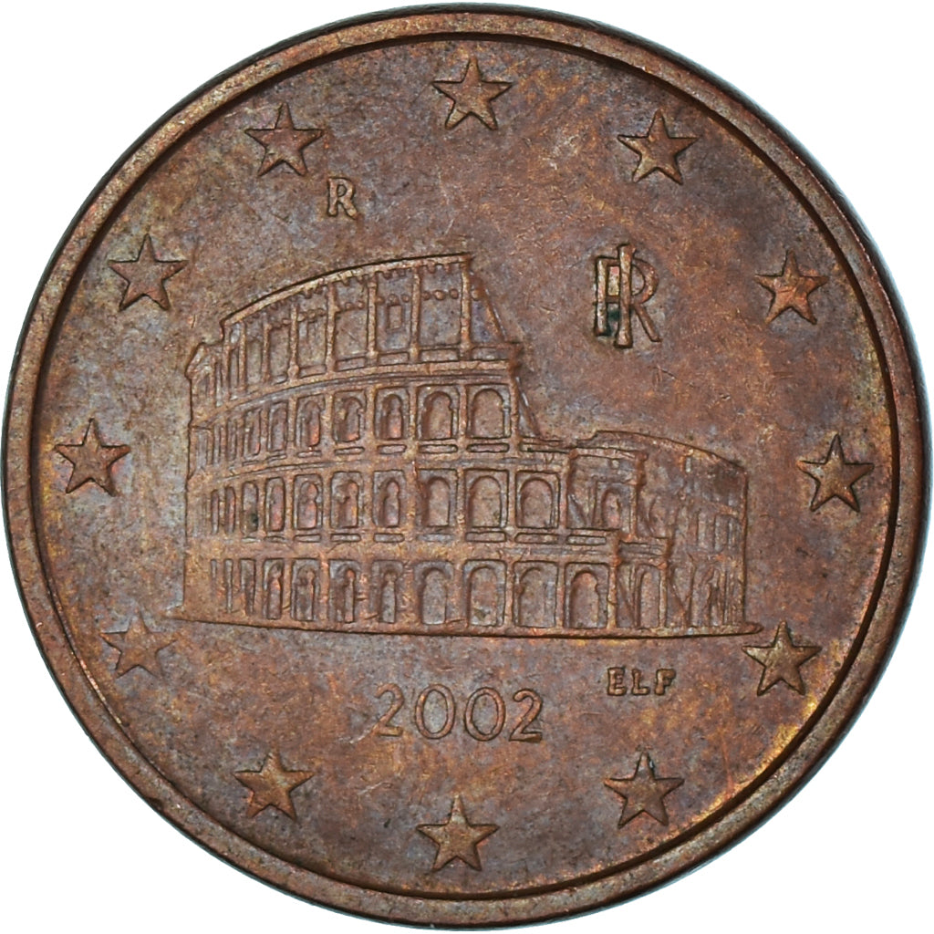Coin, Italy, 5 Euro Cent, 2002