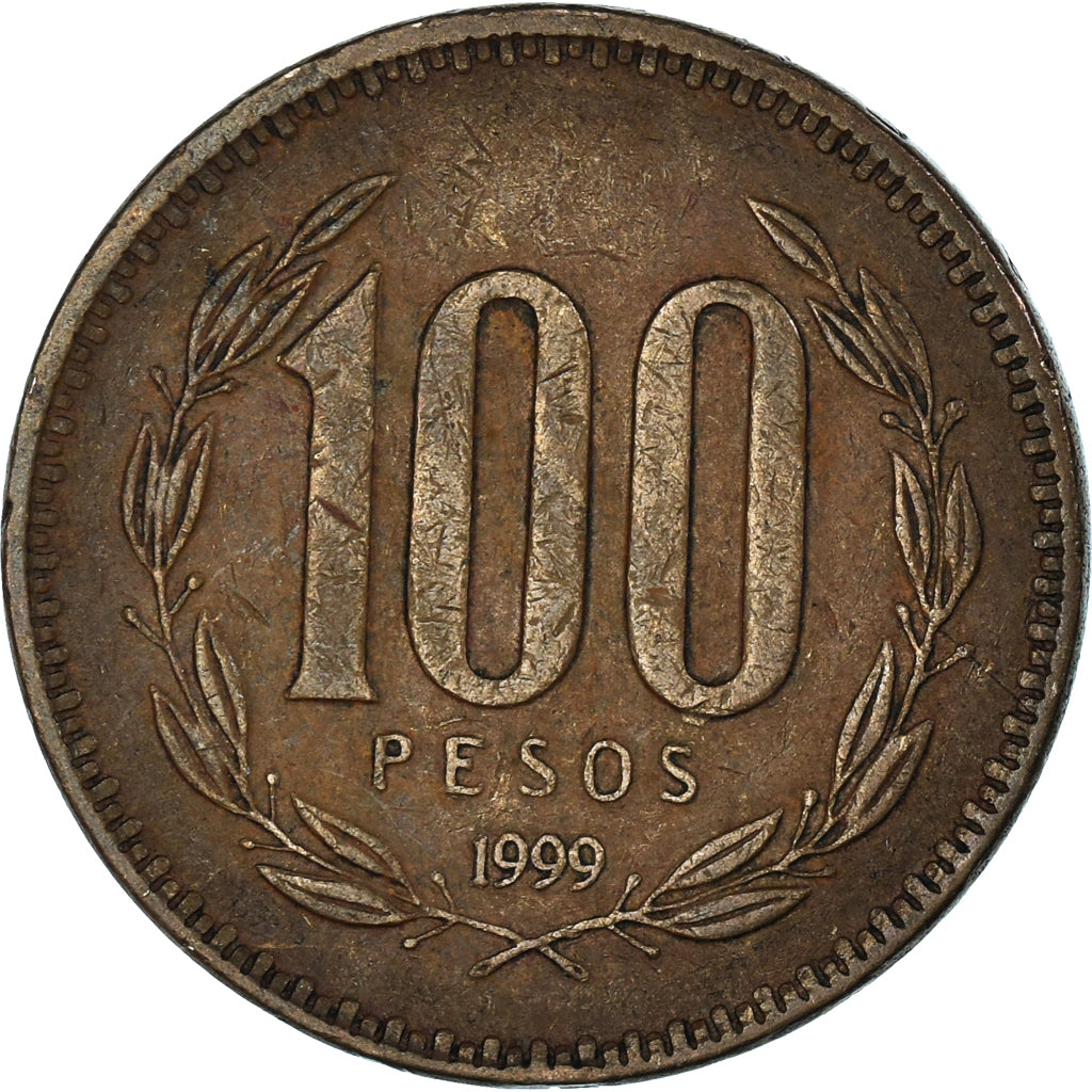 Monnaie, Chili, 100 Pesos, 1999