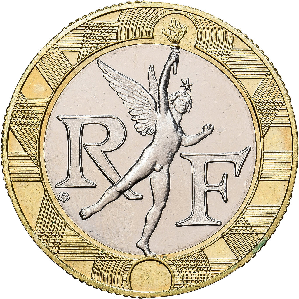 Monnaie, France, Génie, 10 Francs, 1988, FDC, Bimétallique, Gadoury:827