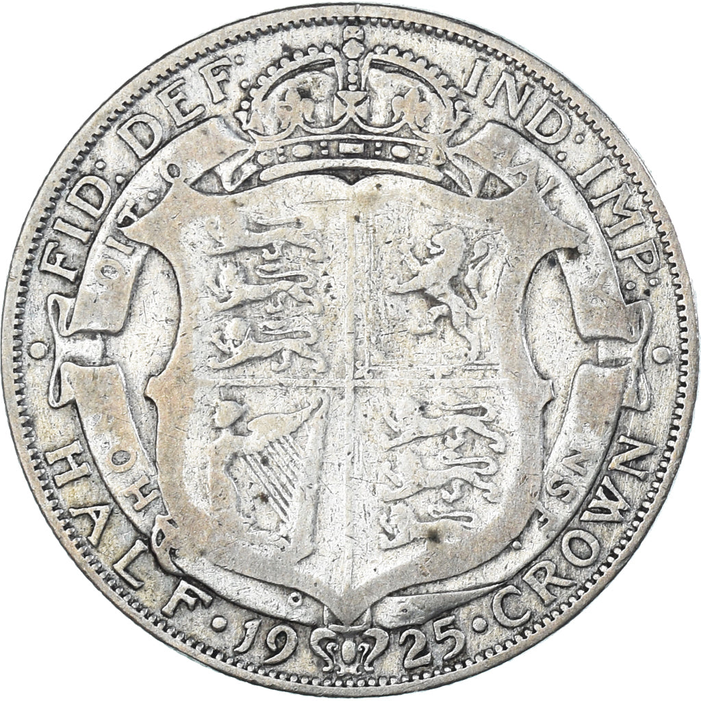 Münze, Großbritannien, George V, 1/2 Crown, 1925, British Royal Mint, S