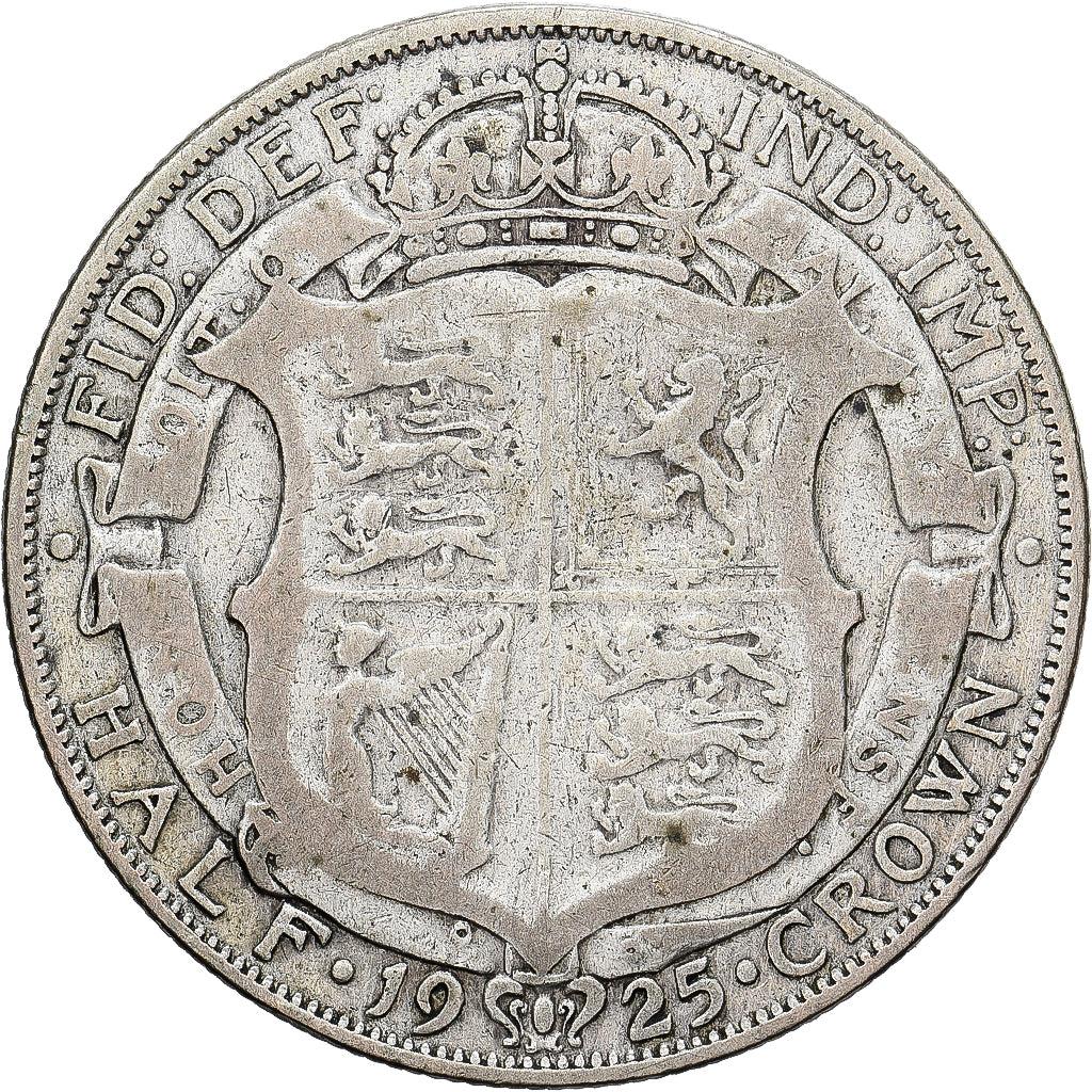 Moneta, Wielka Brytania, George V, 1/2 Crown, 1925, British Royal Mint