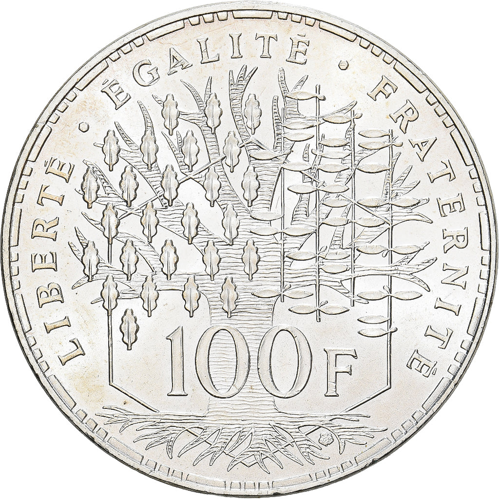 Coin, France, Panthéon, 100 Francs, 1983, Paris, MS(63), Silver, KM:951.1