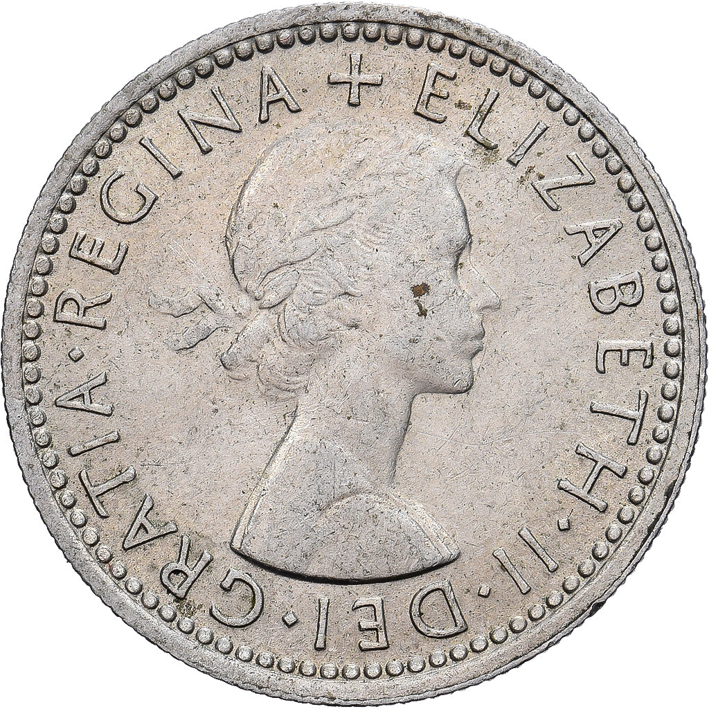 Moneta, Wielka Brytania, Elizabeth II, 6 Pence, 1960, British Royal Mint