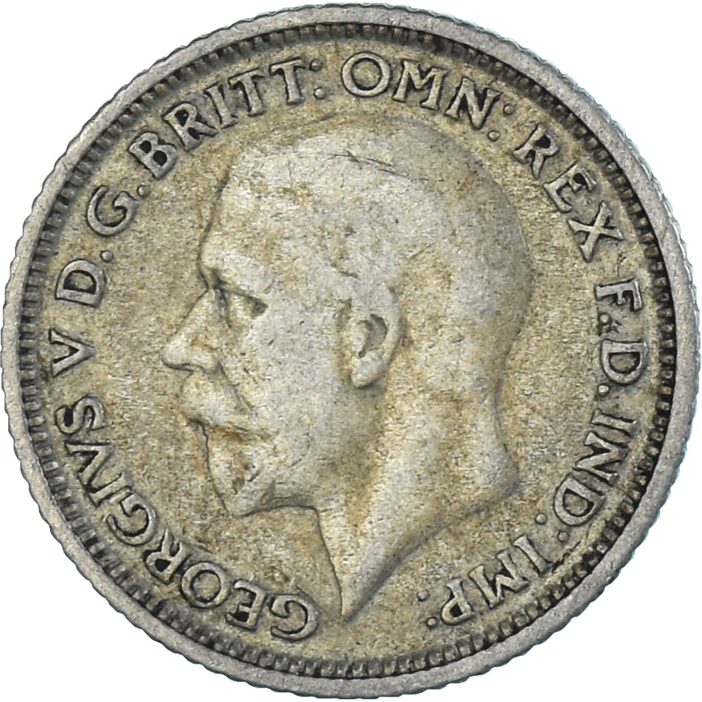 Münze, Großbritannien, George V, 6 Pence, 1928, British Royal Mint, SS