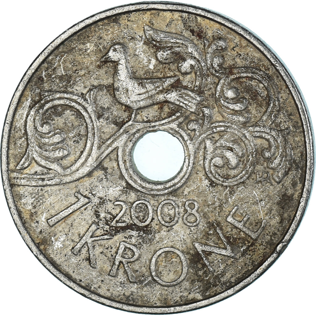 Moneta, Norwegia, Krone, 2008