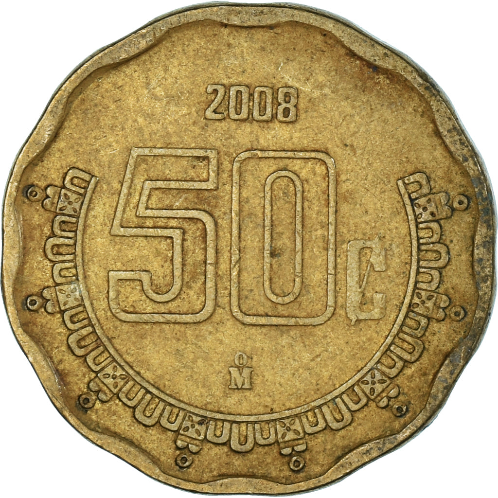 Munten, Mexico, 50 Centavos, 2008