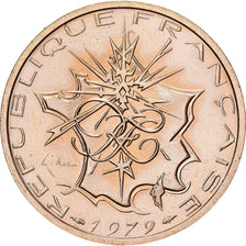 Moneta, Francia, Mathieu, 10 Francs, 1979, Paris, SPL, Nichel-ottone, KM:940