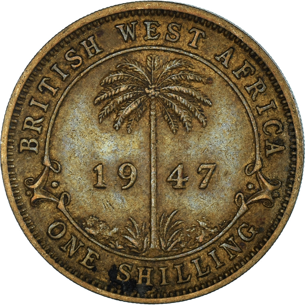 Münze, BRITISH WEST AFRICA, Shilling, 1947