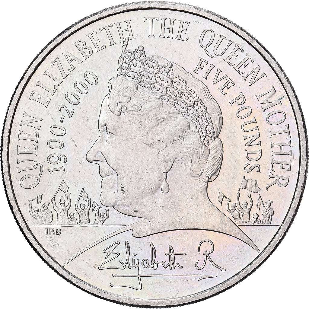 Coin, Great Britain, Elizabeth II, 5 Pounds, 2000, British Royal Mint