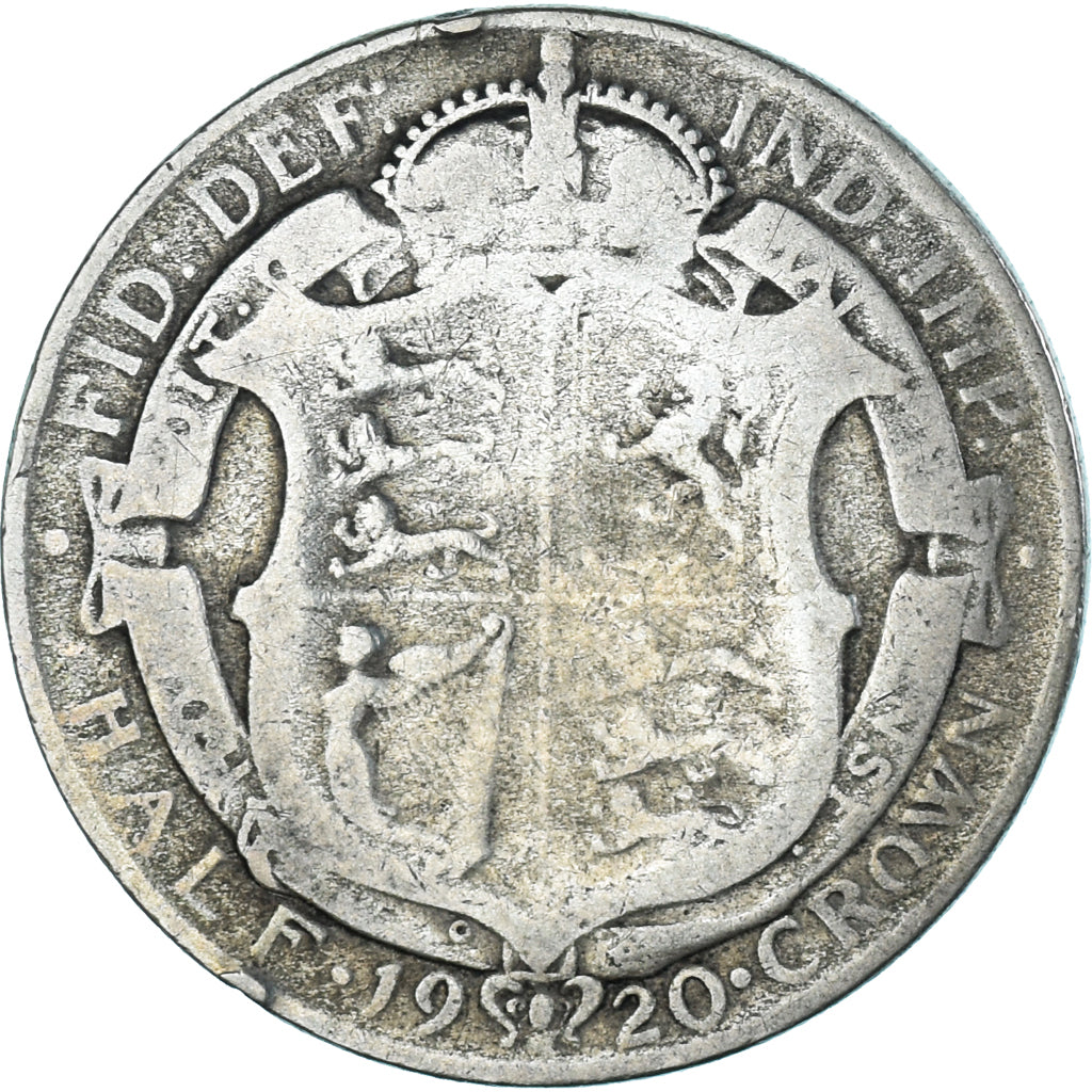 Münze, Großbritannien, George V, 1/2 Crown, 1920, British Royal Mint, SGE+