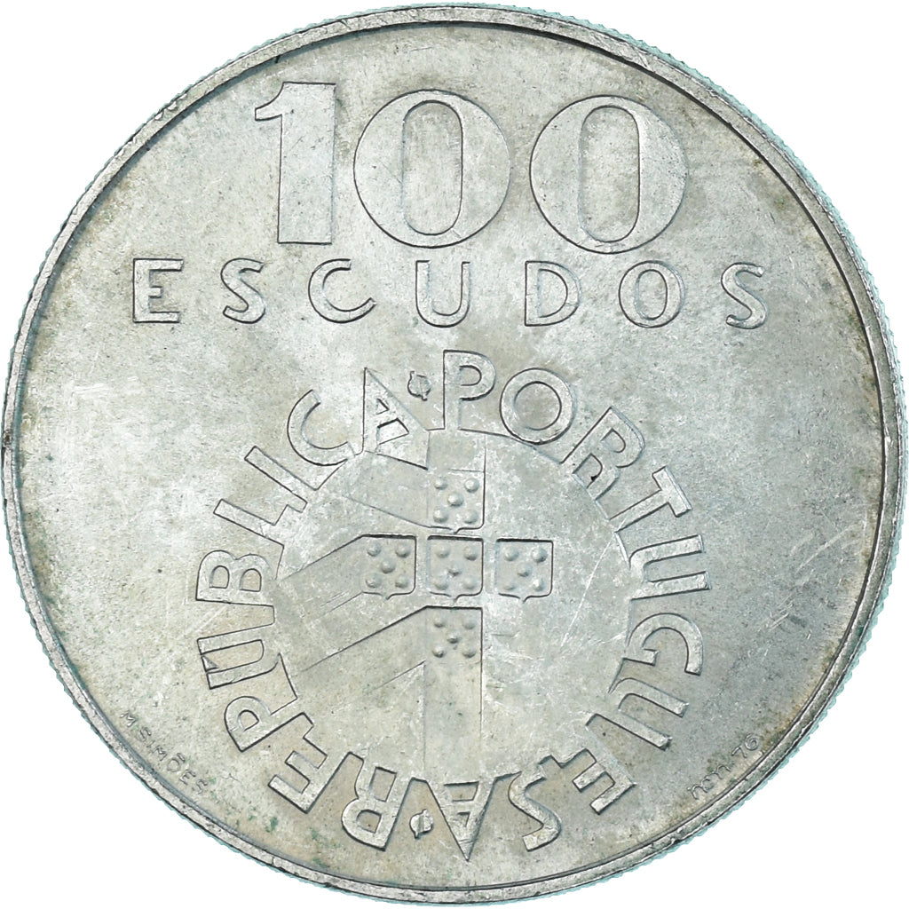 Monnaie, Portugal, 100 Escudos, 1974, Lisbonne, TTB, Argent, KM:603