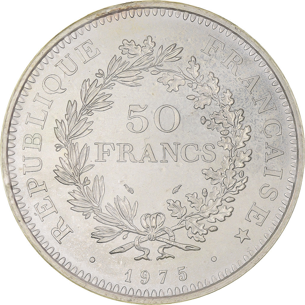 Monnaie, France, Hercule, 50 Francs, 1975, Paris, FDC, Argent, Gadoury:882